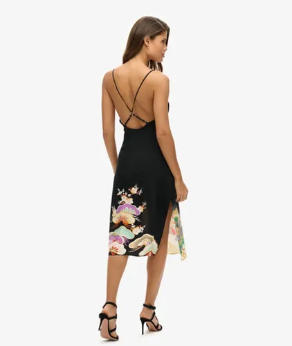 Damen Bedrucktes Midi-trägerkleid - Größe: 34 - Superdry - Modalova