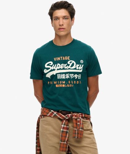 T-shirt Classique Vintage Logo Heritage Taille: M - Superdry - Modalova