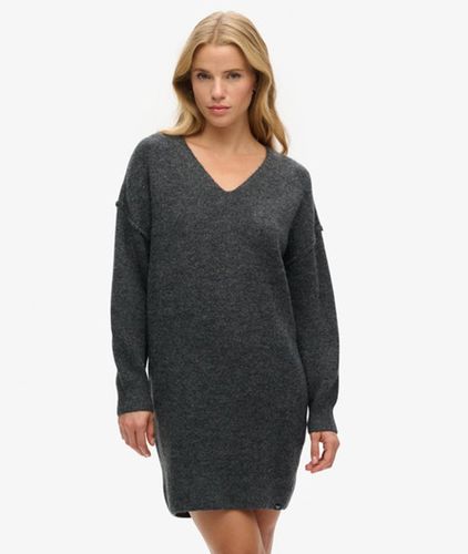 Robe Pull en Maille à col en V Taille: 42 - Superdry - Modalova