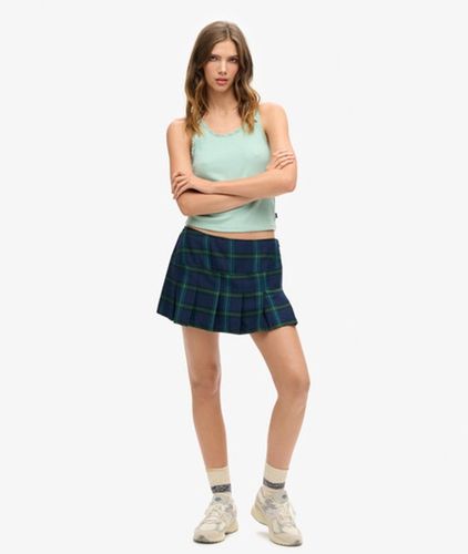 Damen Minirock mit Karomuster und Falten - Größe: 42 - Superdry - Modalova