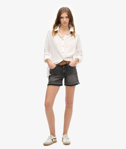Dames Déchirée Short Ajouré À Taille Mi-Haute, , Taille: 36 - Superdry - Modalova