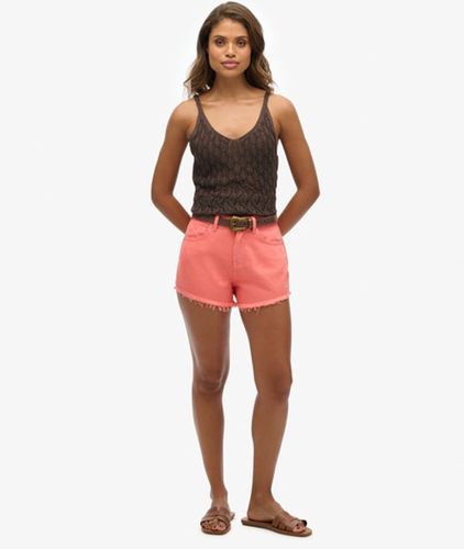 Short En Jean Taille Haute, , Dames, Taille: 42 Taille: 42 - Superdry - Modalova