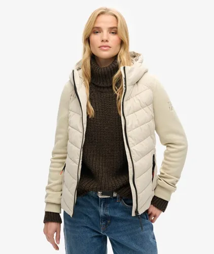 Logo Brodé Veste à Capuche Matelassée Storm Hybrid, , Taille: 38 - Superdry - Modalova
