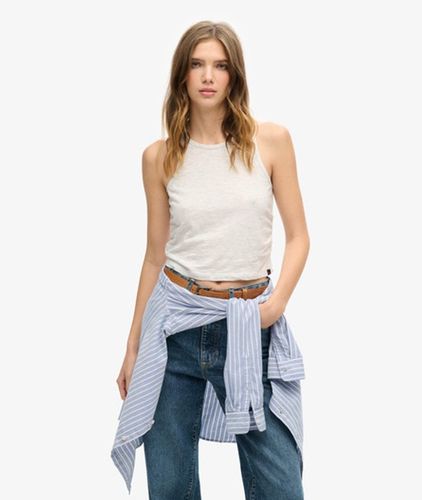 Damen Tanktop mit Raffung - Größe: 42 - Superdry - Modalova