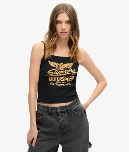 Dames Caraco Côtelé À Motif Rocker Rétro, , Taille: 6-8 - Superdry - Modalova