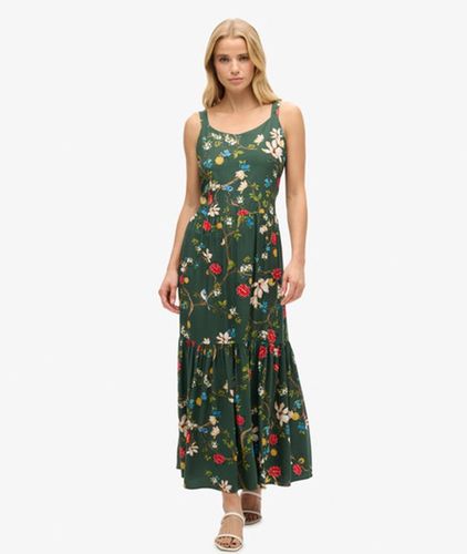 Damen Gestuftes Maxikleid aus Webstoff - Größe: 44 - Superdry - Modalova