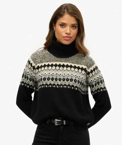 Pull Jacquard à col Roulé Taille: 42 - Superdry - Modalova