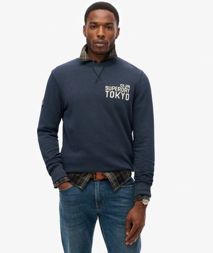Herren Workwear Sweatshirt mit Applikation - Größe: L - Superdry - Modalova