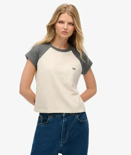 T-shirt en Coton bio à Manches Raglan et à Logo Essential Taille: 38 - Superdry - Modalova