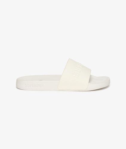 Logo En Relief Code Claquettes De Piscine, , Pointure: L - Superdry - Modalova