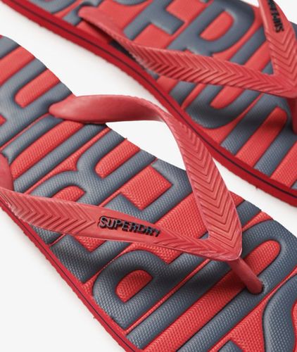 Logo En Relief Vintage Tongs, & , Pointure: M - Superdry - Modalova