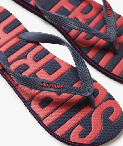 Logo En Relief Vintage Tongs, & , Pointure: M - Superdry - Modalova