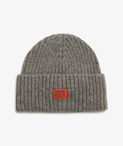 Damen Strukturierte Workwear Beaniemütze aus Strickgewebe - Größe: 1Größe - Superdry - Modalova