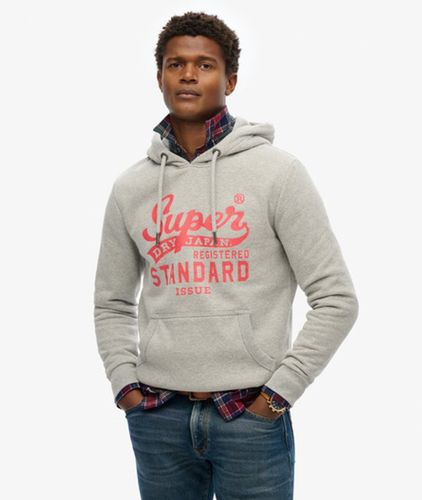 Sweat à Capuche Standard Script Coupe Décontractée Taille: M - Superdry - Modalova