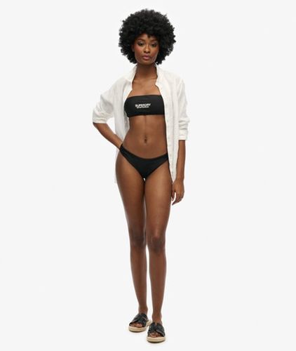 Damen Brasilianisches Bikinihöschen mit Logo - Größe: 36 - Superdry - Modalova