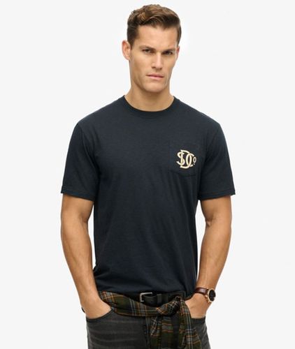 Coton Imprimé À Motif Merchant Store T-shirt, , Taille: S - Superdry - Modalova