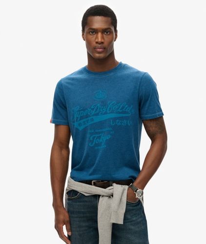 T-shirt Décontracté Délavé Workwear Taille: S - Superdry - Modalova
