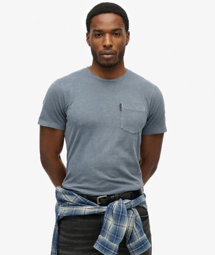 Men's Classic Essential T-shirt mit Tasche - Größe: S - Superdry - Modalova