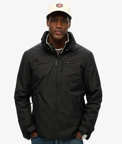 Men's Logo Windbreaker Jacke Lockere Passform - Größe: L - Superdry - Modalova