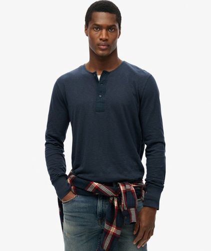 Men's The Merchant Store Henley-shirt mit Leichtem Stoff - Größe: XL - Superdry - Modalova