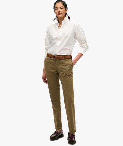 Damen Chinohose mit Mittlerer Leibhöhe - Größe: 30/32 - Superdry - Modalova