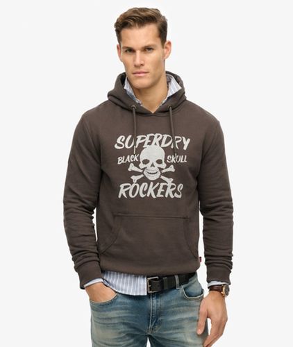 Sweat à Capuche Noir Skull Taille: XL - Superdry - Modalova