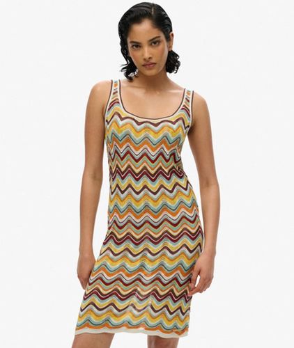 Robe Courte en Maille Zigzag Taille: 44 - Superdry - Modalova