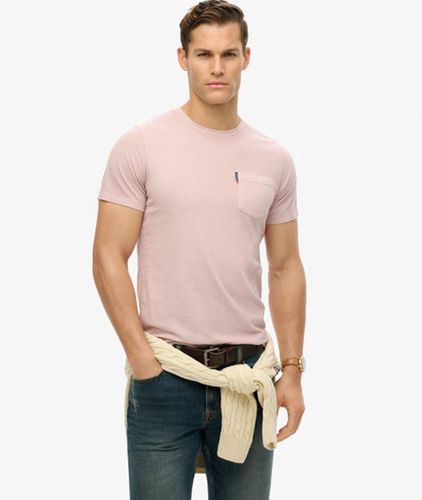 Herren Classic Essential T-shirt mit Tasche - Größe: M - Superdry - Modalova