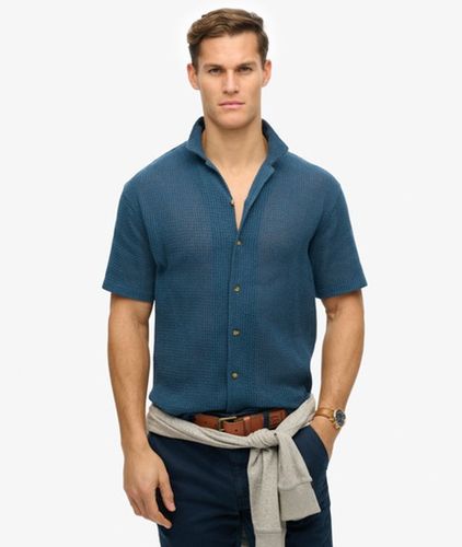 Coton Texturée En Maille Chemise, , Taille: S - Superdry - Modalova