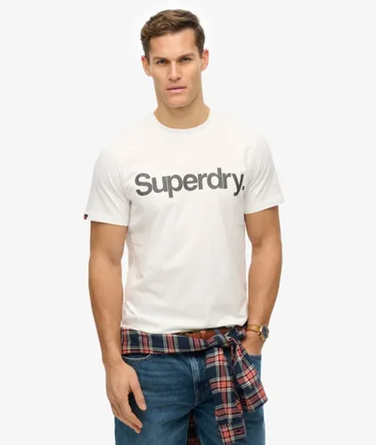 Coton Imprimé De Logo Core T-Shirt, & , Taille: XL - Superdry - Modalova