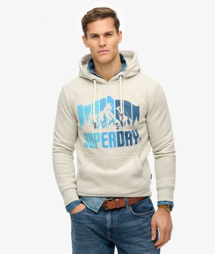 Coton Imprimé Mountain Rainbow Sweat À Capuche, & , Taille: M - Superdry - Modalova