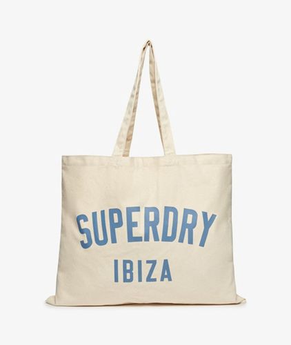 Coton Imprimé Graphique Signature Tote, & , Taille: 43x52x27cm - Superdry - Modalova