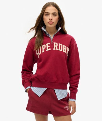 Sweatshirt Demi-zip Athletic Essentials Appliqué Taille: 38 - Superdry - Modalova
