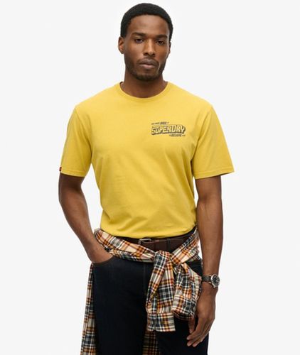 Coton Imprimé Motif B-Movie T-Shirt Ample, , Taille: M - Superdry - Modalova