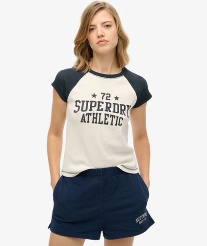 T-shirt à Mancherons Raglan Athletic Essentials Taille: 38 - Superdry - Modalova