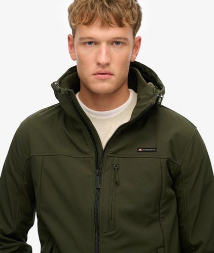 Men's Kapuzen-softshell-trekkerjacke - Größe: XL - Superdry - Modalova
