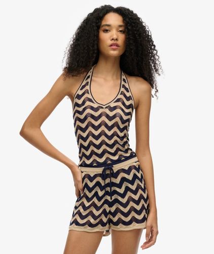 Damen Strick-shorts mit Zickzackmuster - Größe: 36 - Superdry - Modalova