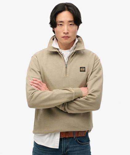 Sweatshirt Demi-zip à Coutures Contrastées Taille: M - Superdry - Modalova