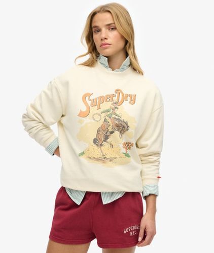 Sweat ras du cou Ample à Motif Souvenir Taille: 40 - Superdry - Modalova
