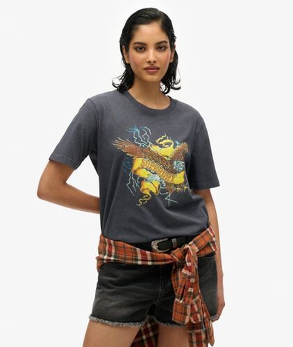 T-shirt Décontracté à Motif Biker Rock Taille: 34 - Superdry - Modalova