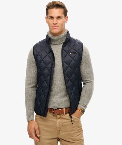 Herren Fuji Lite Weste mit Diamantsteppung - Größe: L - Superdry - Modalova