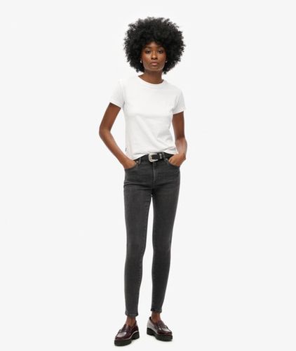 Jean Skinny Vintage à Taille Mi-haute en Coton Biologique Taille: 29/32 - Superdry - Modalova