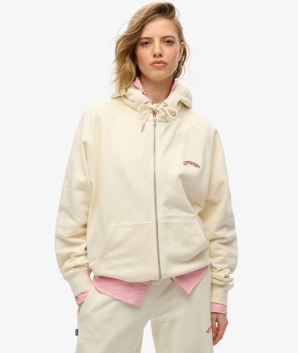 Damen Übergroße Essential Logo Raglan-kapuzenjacke - Größe: 40 - Superdry - Modalova