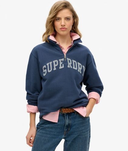 Sweatshirt Col Zippé Athletic Essentials Taille: 42 - Superdry - Modalova