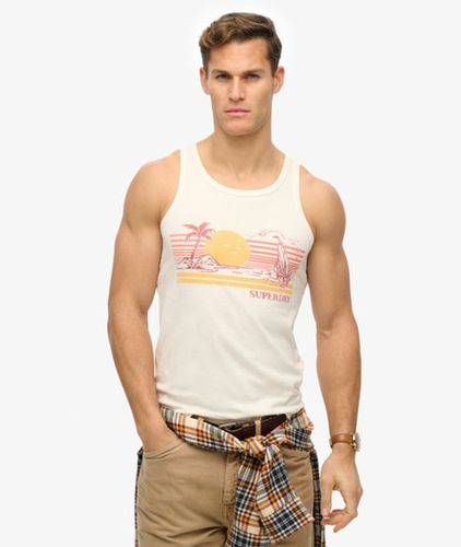 Herren Gestreiftes Outdoor-tanktop - Größe: Xxl - Superdry - Modalova