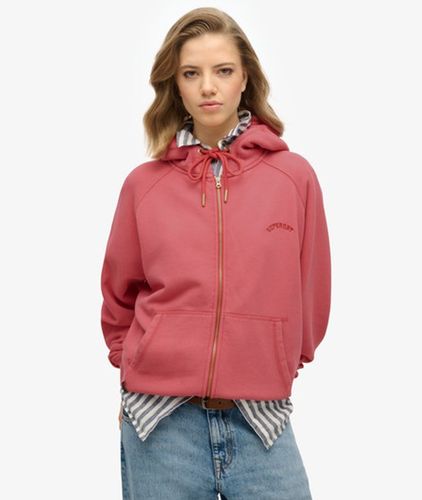 Damen Übergroße Essential Logo Raglan-kapuzenjacke - Größe: 36 - Superdry - Modalova