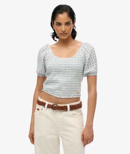 Haut Tissé Smocké Taille: 44 - Superdry - Modalova