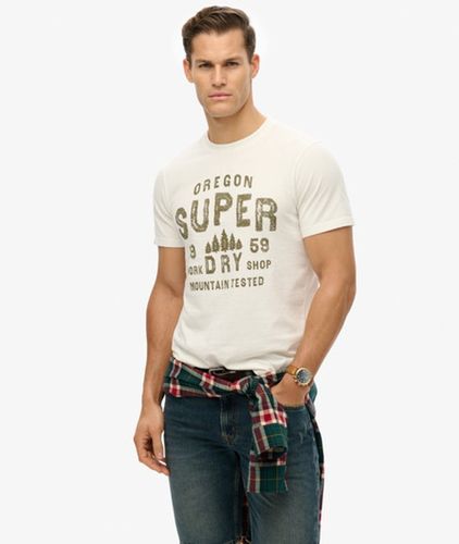T-shirt Work Shop Taille: M - Superdry - Modalova