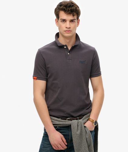 Coton Brodé Vintage Destroy Chemise Polo, , Taille: M - Superdry - Modalova