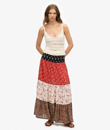 Damen Maxirock mit Print - Größe: 38 - Superdry - Modalova